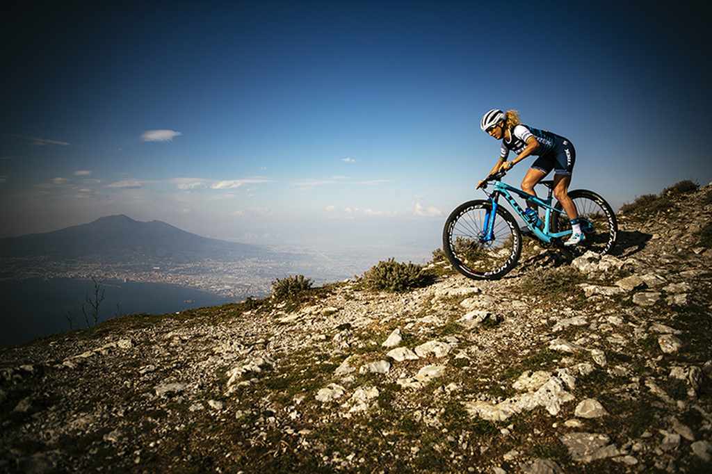 Jolanda Neff ha sido una de las primeras riders en competir con la Trek Supercaliber