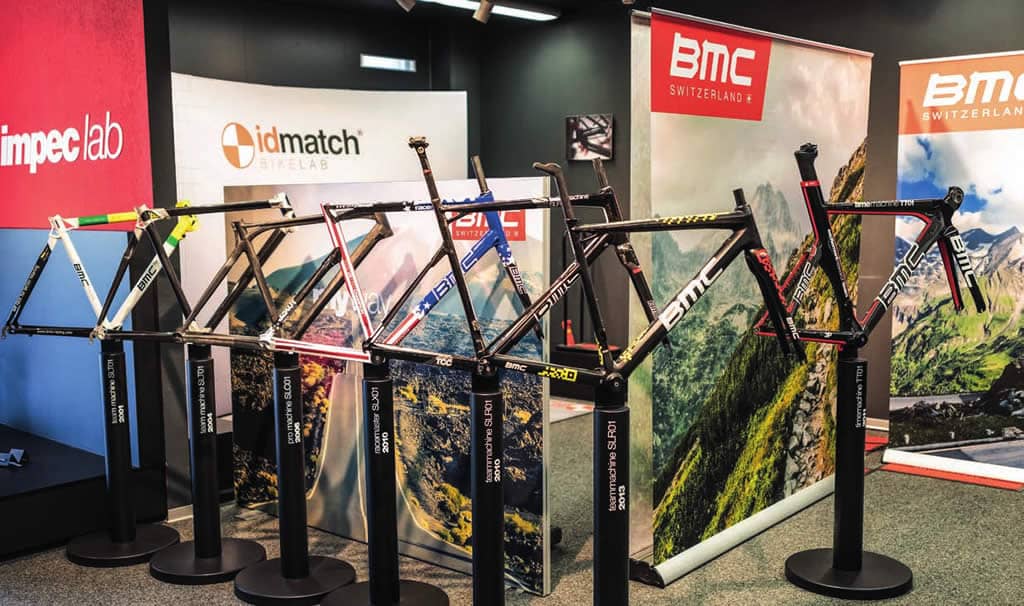 El showroom de BMC guarda la historia de la marca.