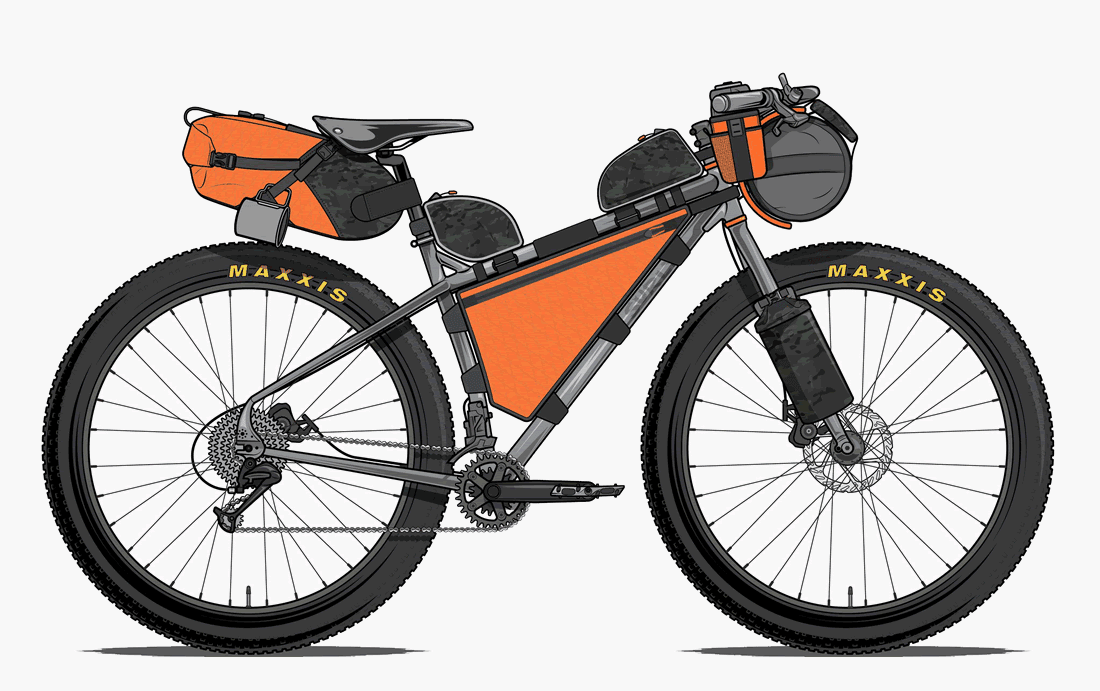 Cómo llevar el bikepacking en la bici