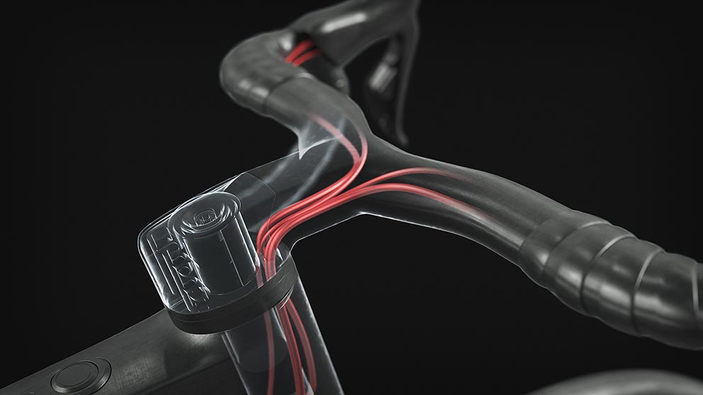Así se guían los cables del manillar por la potencia gracias al cockpit Syncros Creston IC