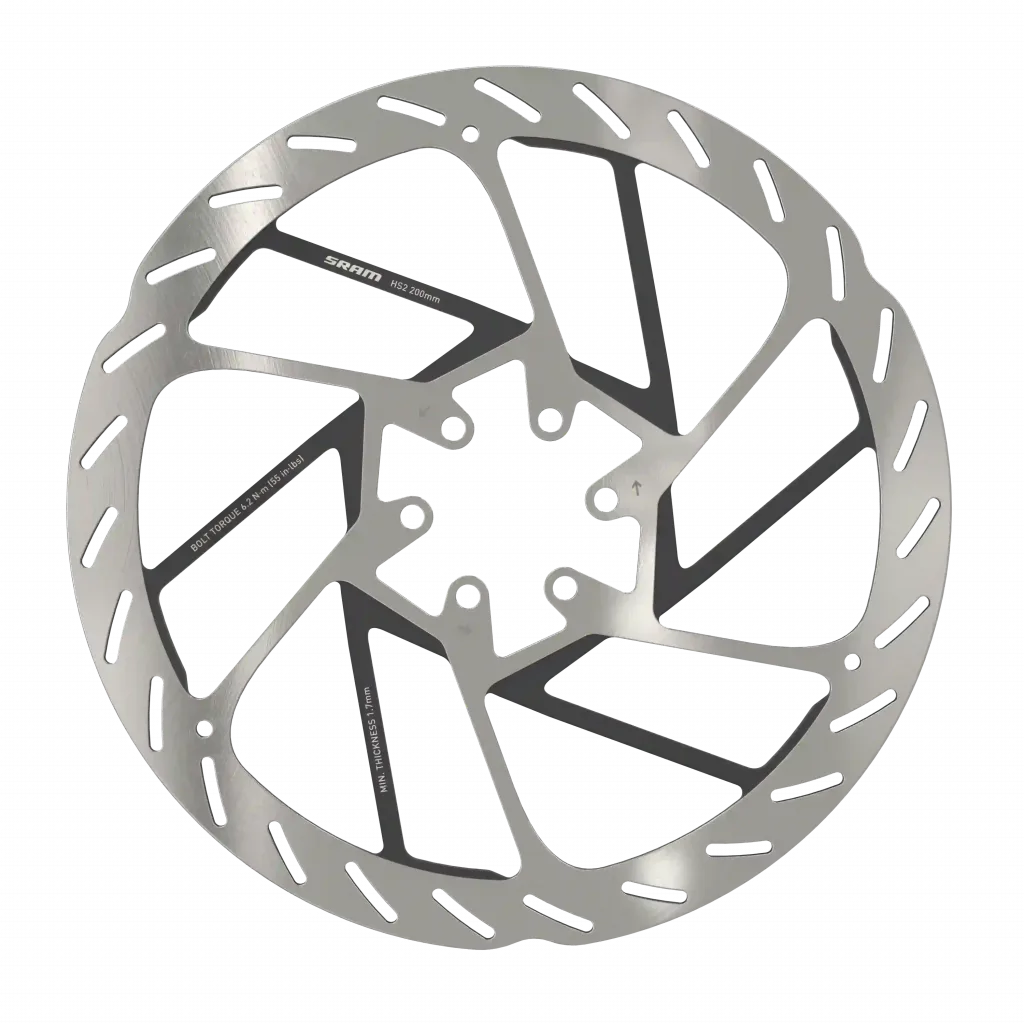 Disco SRAM HS2 de 220 mm en versión para 6 tornillos