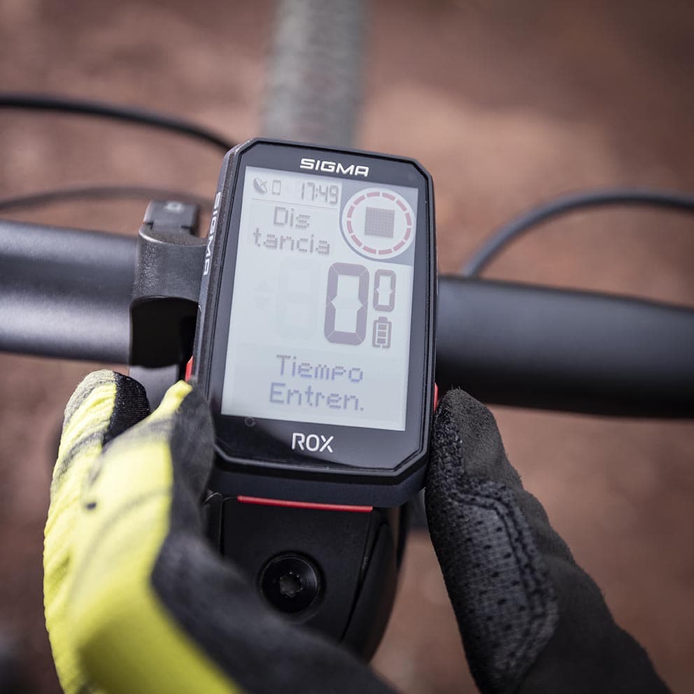 El Sigma ROX 4.0 cuenta con sensores GPS y GLONASS