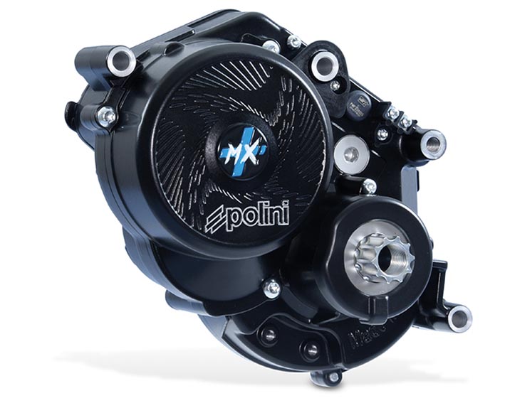 El motor Polini E-P3+ MX ofrece un par máximo de 90 Nm