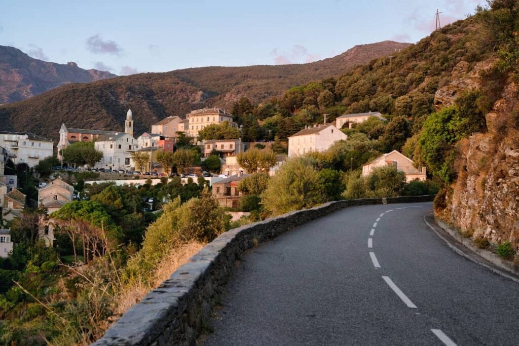 Ruta cicloturismo Córcega