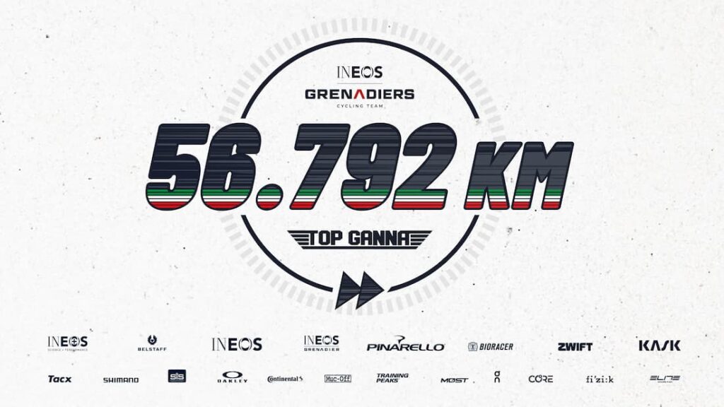 Filippo Ganna récord de la hora 56.792 kms 2022