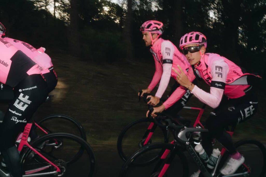 EF Education First con las gafas de ciclismo POC Propel