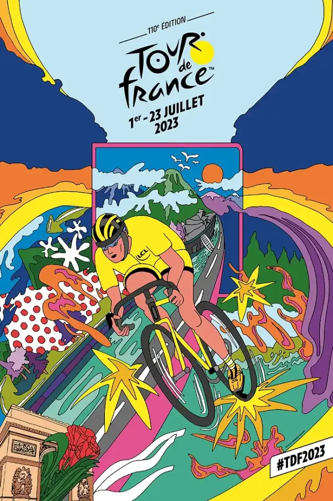 Cartel LeTour 2023 - Cartel Tour de Francia 2023 - Raisa Álava