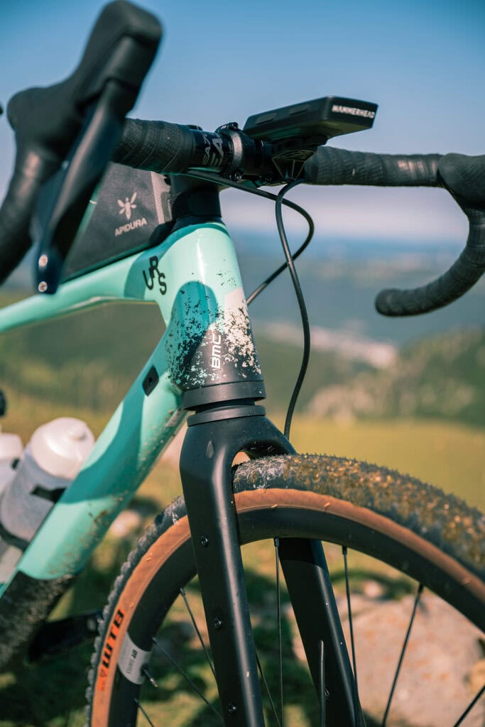 La horquilla de suspensión MTT de la BMC URS 01 LT