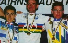 El podio del Mundial de Cairns 1996